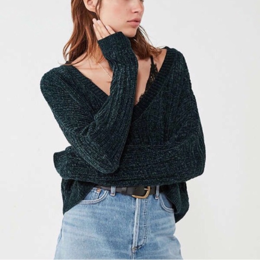 Silence + Noise Slouchy Chenille Sweater